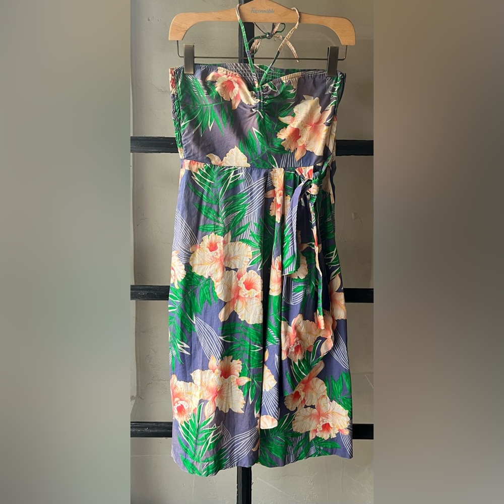 Lovely 60’s 70’s Vintage Hawaiian Floral Print Sunshine by Sherri Holt Dress